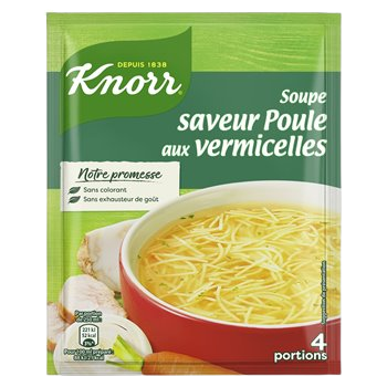Knorr Dehydrierte Fadennudeln-Hühnersuppe - 1L