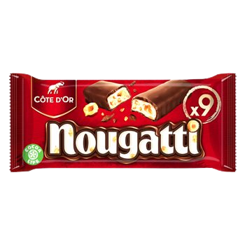 Chocolat Nougatti Côte d'Or 9 barres - 270g