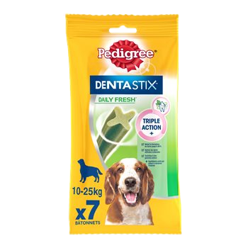 Dentastix Pedigree Medium Hundekekse - x7 - 180g