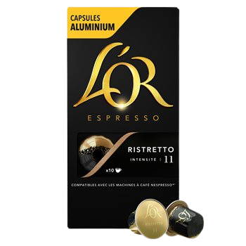 Capsules de café L'Or Espresso Ristretto - x10 - 52g