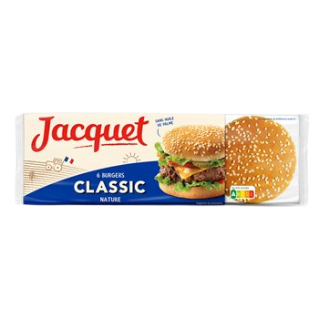 Pain pour hamburger Jacquet x6 - 330g