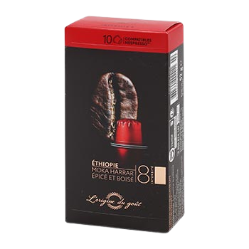 Capsule café L'Origine du goût Ethiopie - x10 capsules - 55g