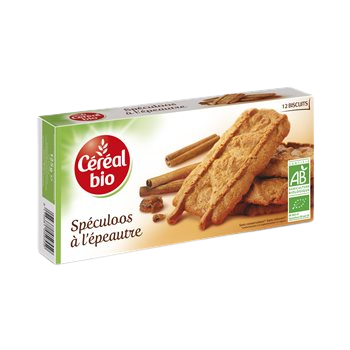Organic Spelled Cereal speculoos biscuit 125g