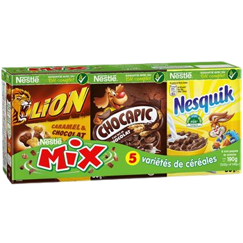 Céréales mix Nestlé 5x30g + 1x40g