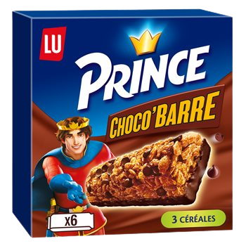Barres de céréales Prince Chocolat 125g