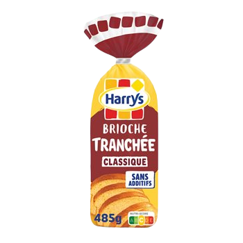 Brioche tranchée Harrys Nature / Sans additifs - 485 g