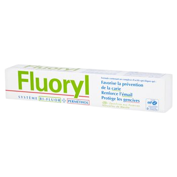 Dentifrice Fluoryl Bi-fluor perméthol 75ml