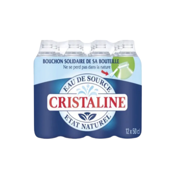 Crystalline mineral water 50cl. Pack 12x50cl.