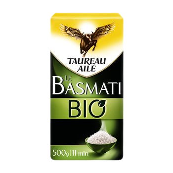 Organic Winged Bull Basmati Rice - 500g