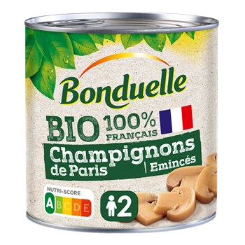 Champignons Bio Bonduelle Emincés - 390g