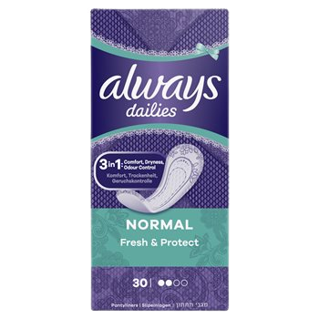 Protège-slips Always Fresh & Protect - Normal - x30
