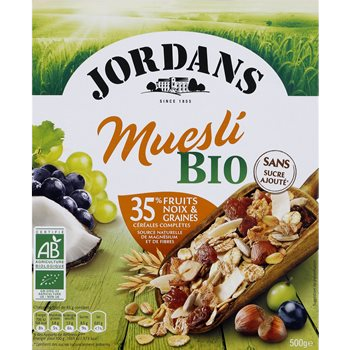 Jordans Organic Muesli Cereals 500g