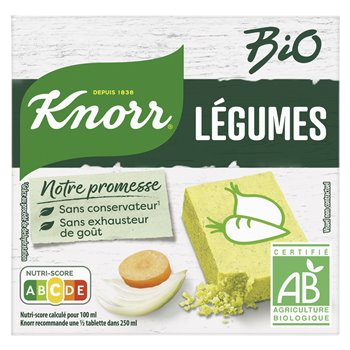 Bouillon déshydraté Knorr Légumes bio - 3L