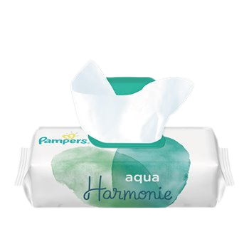 Pampers harmony wipes x48