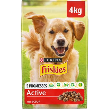Croquettes pour chiens Friskies Adulte-Vitality 4kg