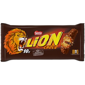 Barres chocolatées Lion Nestlé 10 barres - 420g