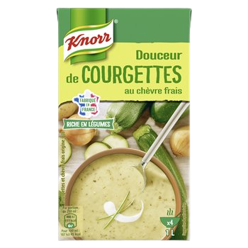Soupe Douceur Knorr Courgette Chèvre frais - 1L