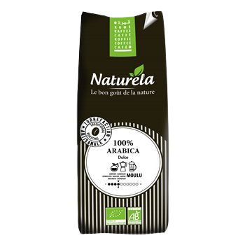 Café moulu Naturela 100% arabica Bio - 500g