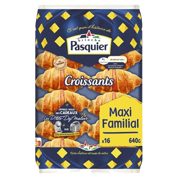 Croissants Pasquier x16 - 640g