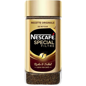 Café soluble Nescafé Spécial filtre - flacon 200g
