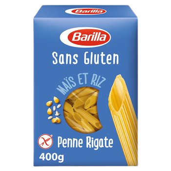 Pâtes Penne rigate Barilla Sans gluten - 400g