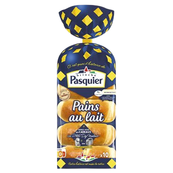 Pasquier milk bread x10 - 350g