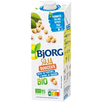 Pflanzliches Getränk Soya Bio Bjorg Douceur et Calcium - 1L