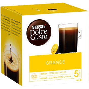 Café Dolce Gusto Nescafé Grande 5 - 16 capsules - 128g