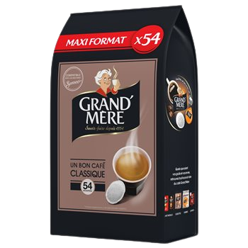 Café classique Grand Mère x54 dosettes - 356g