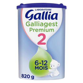 Lait 2ème Gallia Galliagest premium - 820g