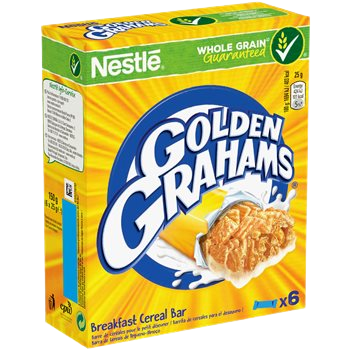 Barres céréales Golden Grahams Nestlé, minis 6x25g