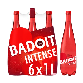 Badoit red sparkling water 6x1L